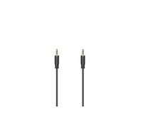 Hama Câble audio Flexi-Slim jack 3,5 mm doré 0,75 m noir