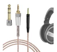Câble audio Geekria Apollo compatible avec Sennheiser HD599, HD598, HD620S, HD550, HD505 - 2,5 mm vers 3,5 mm/6,35 mm, câble de remplacement Hi-Res (2,0 m)