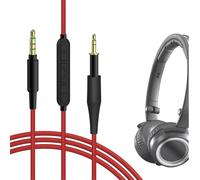 Câble audio Geekria avec micro compatible avec casques AKG K450, K451, K452, Q460, K480 - câble stéréo de remplacement AUX 2,5 mm avec micro et contrôle du volume intégrés (4 ft / 1,2 m)