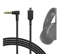 Câble audio Geekria compatible avec casques sans fil SteelSeries Arctis 7/5/Pro, câble stéréo de remplacement AUX 3,5 mm (6 ft / 1,7 m)