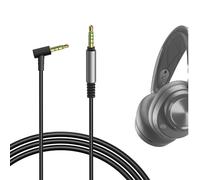 Câble audio Geekria compatible avec SteelSeries Arctis Nova Pro Wireless, Sony INZONE H6 Air, câble stéréo de remplacement AUX 5 pôles 3,5 mm (1,2 m/4 ft)
