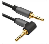 Câble audio Helos 288710 jack 3.5mm mâle vers 3.5mm mâle stéréo 3 mètres noir