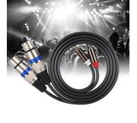 Câble Audio - HILILAND - RCA mâle vers XLR femelle - 1,5m - Connecteur plaqué or