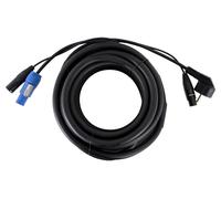 Cable Audio Hybride XLR 3-Pin Speakon Alimentation Enceinte Haut-Parleur PA 10 m