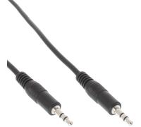Câble audio - InLine® - 3,5mm Mâle/Mâle - 1,5m - Stéréo - Connecteurs dorés