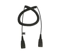 Câble audio Jabra 8730-009 QD-QD 0.5m Noir - Connecteurs QD Mâle Droit - Pays d'origine Chine - Code SH 85189000