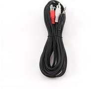 Cable Audio Jack 3""1/2 vers 2 x RCA 5m