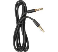 Cable audio Jack 3.5 MM a 3.5 MM Male a male Noir Cordon auxiliaire pour casque Cable audio stereo Pour telephone PC ordinateur
