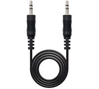 Nano Cable 10.24.0100 - Cable audio jack 3.5 mm, mâle-mâle (0.3 mètres) noir