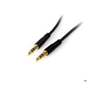 StarTech.com Câble jack audio de 3,5 mm - Cordon stéréo auxiliaire mince de 3 m - M/M (MU10MMS) - câble audio - 3 m