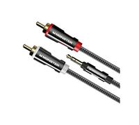CABLE AUDIO JACK 3,5MM/2 RCA 1,5M