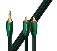Câble audio Jack 3,5mm Audioquest Evergreen 1 m Noir et vert