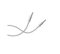 Câble Audio Jack 3.5mm - FORCE POWER - Nylon Tissé Renforcé - 3m - Blanc - Transmission optimale