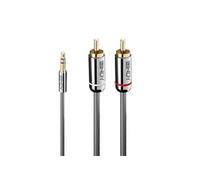 Câble audio jack 3.5mm vers 2x rca cromo line 10m