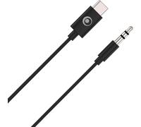 Câble audio Jack 3.5mm vers USB-C 90cm Noir