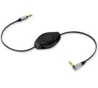 Câble audio jack-jack 3.5 mm rétractable Retrak Premium - 1,50 m Retrak