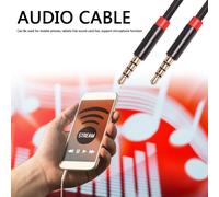 Câble Audio Jack mâle, 1m/2m/3m, 3.5mm, pour haut-parleur, écouteurs, adaptateur Audio et vidéo, câble de verrouillage, rallonge AUX