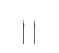 Hama Câble audio jack 3,5 mm mâle-mâle stéréo doré ultrafin 3,0 m Noir