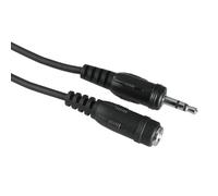 Câble audio, jack mâle/fiche femelle 3,5 mm, stéréo, 5 m
