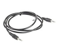 Câble audio - LANBERG - Jack 3.5mm Mâle/Mâle - 1,2 m - Noir - Contacts plaqués Nickel