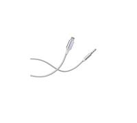 Force Power Lite - Câble audio - Lightning mâle pour mini-phone stereo 3.5 mm mâle - 1.2 m - blanc - câble renforcé