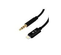 Câble Audio Lightning vers Jack 3.5mm Mâle Son de qualité 1 mètre HL-098 - Noir