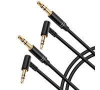 Câble audio Linkidea pour casques Philips X2HR, X2/27, SHP9500S, SHP9500, SHP6000/10, SHP6000, SHB9100RD/28 et SHB8750NC/27, AUX TRS 3,5 mm, 1,5 m, lot de 2