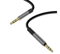 Câble audio Linkidea pour Sony WH-1000XM6/1000XM5, Sennheiser HDB 630, Skullcandy Crusher ANC 2 et Soundcore Space One, câble AUX de remplacement 3,5 mm (1,5 m)