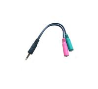Câble audio MicroConnect 2 x 3,5 mm 0,25 m