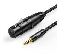 Câble audio mini-jack 3,5 mm (mâle) - XLR (femelle) 1 m noir