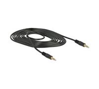 Delock - Câble audio - mini-phone stereo 3.5 mm mâle pour mini-phone stereo 3.5 mm mâle - 2 m - noir