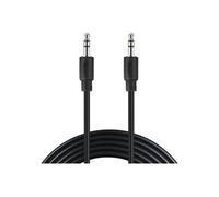 - Câble audio - mini-phone stereo 3.5 mm mâle pour mini-phone stereo 3.5 mm mâle - 2 m - noir