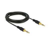 Delock - Câble audio - mini-phone stereo 3.5 mm mâle pour mini-phone stereo 3.5 mm mâle - 3 m - noir