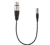 CâBle Audio Mini Xlr 3 Broches MâLe Vers Xlr 3 Broches Femelle, Fil De Cuivre Blindé En Feuille D'aluminium