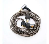 Câble Audio MMCX en cuivre plaqué argent, 2 brins, fil de mise à niveau pour écouteurs, prise 3.5mm, nouveau