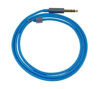Câble audio modulaire de qualité supérieure | Dekoni Ensemble MCS | Son haute fidélité | Système de connexion personnalisable | Gaine en nylon bleu durable (6,35 mm, 162,6 cm)