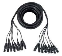 Câble Audio Multicore 8 XLR Mâles vers XLR Femelle 10m Multipaire Connecteurs PA