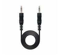 Câble audio - NANOCABLE - Jack 3.5/M-M - 5m - Noir - Garantie 2 ans