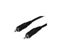 - Câble audio numérique (coaxial) - RCA mâle pour RCA mâle - 2 m - noir - rond