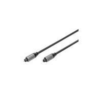 - Câble audio numérique (optique) - audio numérique - TOSLINK mâle pour TOSLINK mâle - 1 m - noir