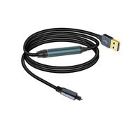 Câble Audio Numérique Optique USB A 2.0 Vers Toslink, Adaptateur Fibre Optique USB Mâle Vers Port SPDIF Mâle, pour Windows, , pour PS5/pour PS4