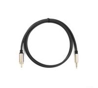 Câble audio numérique SPDIF plaqué or pour RCA vers terminaison 3,5 mm conçu pour Xiaomi TV Box et compatible avec les unités HDTV (1 m)