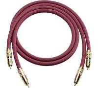 Oehlbach Câble audio NF 214 Master Set RCA mâle-RCA mâle 1 m Bordeaux