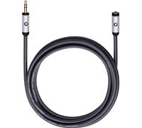 Oehlbach 60034 i-Connect Câble 3,5mm jack mâle-3,5mm jack femelle 3m Noir