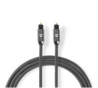 Câble audio optique - Nedis - CATB25000GY50 - 5.00 m - TosLink Male - Gris Métal Gun