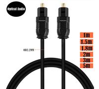 Câble audio optique numérique haut de gamme Toslink 1,5 m