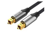 Câble audio optique numérique Vention Toslink SPDIF coaxial 1 m/2 m for amplificateurs Blu-ray Xbox 360 PS4 barre de son câble fibre optique(Alloy shell,3m)