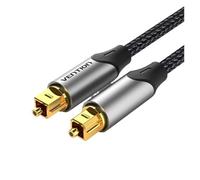 Câble audio optique numérique Vention Toslink SPDIF coaxial 1 m/2 m for amplificateurs Blu-ray Xbox 360 PS4 barre de son câble fibre optique(Alloy shell,5m)
