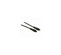 Câble audio optique toslink mâle - toslink mâle 2,0 m noir