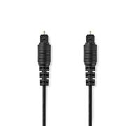 Câble audio optique | TosLink mâle | TosLink mâle | 3,00 m | Rond | PVC | Noir | Label